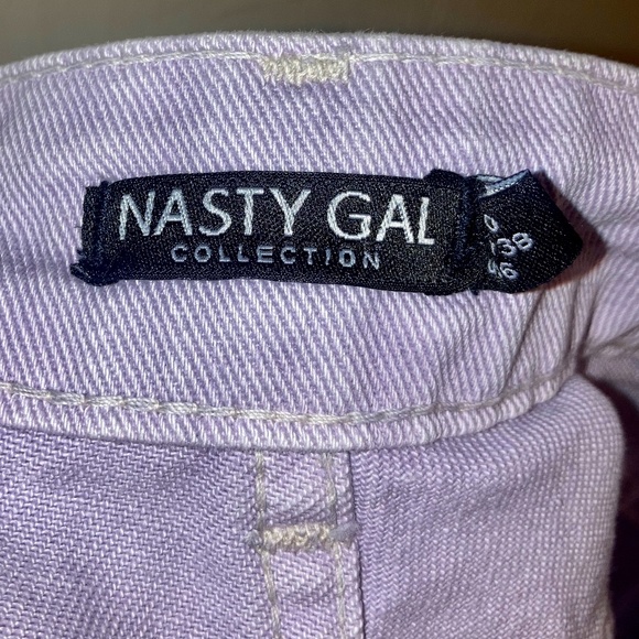 Nasty Gal Wide Leg Lavender Pants - Picture 4 of 4
